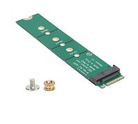KPOYTWRDN Adaptador M.2 NGFF con Clave M para Tarjeta de protección SSD, Placa adaptadora de Prueba M.2, módulo de extensión para SSD con protocolo PCIe, Convierte Unidades de Longitud Corta