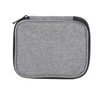 KPOYTWRDN Bolsa de Almacenamiento para ganchillos, Organizador de Agujas de Tejer de 2 Capas, Estuche de Ganchillo de Tela Oxford 600D Impermeable con Cremallera Resistente para Viajes, el h