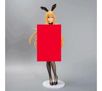 Kpptyd - Figura de acción de 46 cm, versión de lujo, liberando las guerras de comida estilo B. Shokugeki No Soma, figura de acción de Nakiri Erina Bunny Girl Anime PVC, colección de juguetes, modelo