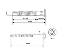 KPR-FAST Taco de marco Ø10/12 mm con ETA - Climatizador | Taco de carga...