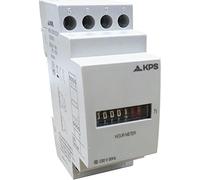 KPS Contador de horas modular para carril DIN 1 modulo 230 V AC 50Hz contaje 99.999,99 proteccion IP54 conexión a 2 hilos paralelos con carga