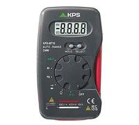 KPS-MT10 Multimetro digital de bolsillo 4000 cuentas, medida de tensión DC/AC 600V, corriente DC/AC 400mA, resistencia, capacidad y frecuencia con avisador.