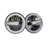 Kpuwers Faros principal Faros LED Redondos De 7 Pulgadas Y 45 W Para Dodge Para Charger Magnum Journey (2005-2015), Luces Altas. delanteros
