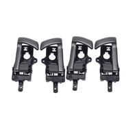 Kpuwers manijas puertas automóviles Manija Interior Gris Puerta Coche Para Hyundai Para Santa Fe 2.4L 3.5L 2007-2012 Delantero Trasero Izquierdo Derecho Pasajero Manijas puertas interiores