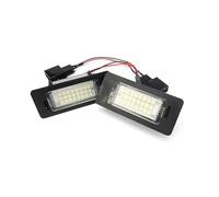 Kpuwers Placa del Auto Para SKODA Para Octavia 3 Para Superb B6 Para Rapid Para Yeti Para Fabia 24-SMD 1 Par Luces LED Para Matrícula Coche Luces Matrícula Coche(Without Decoder)