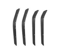KPVEVPSTQ Guardabarros Coche Extensión De Guardabarros para Jeep para Wrangler JK JKU 2007-2017, Guardabarros Delantero Y Trasero, con Forma De Ceja Guardabarros