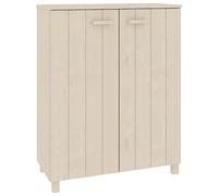 KPWENFBSL HAMAR - Zapatero (madera de pino maciza, 85 x 40 x 108 cm), color marrón miel