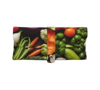 KPXXAQT Introducción de varios vegetales con impresión universal para gafas de sol, bolsa suave para gafas de 6.7 x 3.5 pulgadas, bolsa protectora para gafas