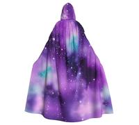 KPXXAQT Magic Galaxy Sky - Capa con capucha para adultos, disfraz de carnaval, fiesta de máscaras, ropa de temporada