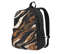 KPXXAQT Mochila unisex con estampado abstracto de piedra de mármol, bolsa de viaje, resistente al agua, escapadas de fin de semana, aventuras al aire libre