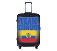 KPXXAQT Team Ecuador - Funda protectora universal elástica para maleta, almacenamiento de equipaje, viaje de negocios, Black, L, Equipaje de mano