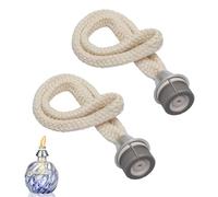 KQDRAVINE 2 Mecha Lámpara Catalítica 17 cm, Mechas de Repuesto para Lámpara Berger, Accesorios Difusor de Aroma, Mechas de Algodón Hogar y Oficina