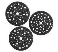 KQDRAVINE 3 Piezas Protector de Disco de Lijado 150mm de con Cierre, 70 Orificios, Almohadilla Protectora para Lijadoras Orbitales Aleatorias, Grinding Disc Protector Almohadilla de Lijadora