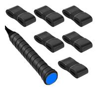 KQDRAVINE 6 Overgrip Padel para Raqueta Tenis Raqueta Badminton,Grips Padel Cinta de Agarre Antideslizante y Absorbente del Sudor (Negro)