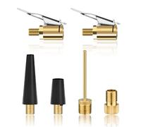 KQDRAVINE Adaptador de Válvula Francesa, Juego de Adaptadores de Válvula Multifuncionales Compatible con Bosch Easy Pump, Adaptador de Válvula de Bicicleta para Coches, Bicicletas y Balones