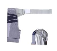 KQDRAVINE Hombrera Ortopedica Mujer Hombre Ajustable Soporte de Hombro Transpirable Elástico para la Prevención y Recuperación de Lesiones Deportivas (L)