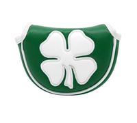 KQFCAZRE 10 Piezas Cubrepalos de Golf Resistente Protector de Cabeza Hierro Impermeable Equipo Deportivo, Verde, Trébol Grande Pequeño Semicírculo