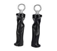 KQFCAZRE 2 Piezas Manijas Pull Up Empuñaduras para Gimnasio Mango Reemplazo Accesorio Polea Material PP Aptas para Deportes en Casa Programas de Ejercicio Fuer, Anillo único