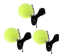 KQFCAZRE 2 Piezas Pelota de Entrenador de Tenis con Bungee Practicar Habilidades Deportivas Bola Ligera Reemplazo Entrenador Material Caucho Y Fieltro Usar en