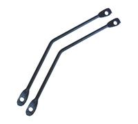 KQFCAZRE 2 Soportes Planos, Conectores, Soporte para Portaequipajes, Soportes para Portaruedas Traseras, Bastidor Redondo