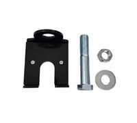 KQFCAZRE 3 Piezas Colgador de Barra de Gimnasio Montaje en Pared Colgador Barras Resistente Rack Vertical, Negro, Un Solo Agujero Con Nailon