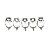 KQFCAZRE 33 Piezas Anillas de Guía para Caña de Pescar Anillos para Reparación de Caña Kit de Reparación con Estructura de Acero Inoxidable y Cerámica, 5 unids LR20