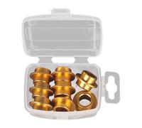 KQFCAZRE 8 Piezas de Espaciadores de Rodamientos para Patines en Línea, Piezas, Espaciadores de Bujes de Fitness Suaves Y Ligeros, Espaciadores de Eje, Oro