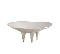 KQFCAZRE Banja con Patas Escultórico Mesa corativo Cuenco para Recibidor, Salón, Blanco, 41 30 16cm