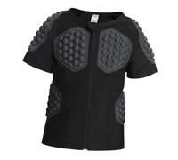 KQFCAZRE Camiseta de Compresión Infantil Ligera, Profesional, Multifuncional Y de Manga Corta, Diseñada para La Protección contra Impactos, Size M