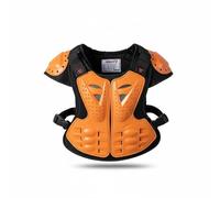 KQFCAZRE Children Riding Chaleco Protector para Niños de Dorsal Anticaídas Transpirable Adaptable Adecuado para Motocross Patinaje Ciclismo al Aire Libre , Naranja