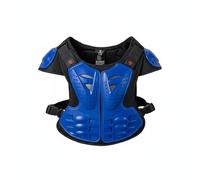 KQFCAZRE Children Riding Chaleco Protector para Niños de Dorsal Anticaídas Transpirable Adaptable Adecuado para Motocross Patinaje Ciclismo al Aire Libre , Azul