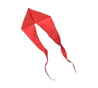 KQFCAZRE Cometa de Una Sola Línea con Bolsa de Almacenamiento, Portátil Y Plegable, Ideal para Jugar en El Patio O Jardín, Rojo