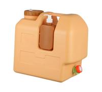 KQFCAZRE Contenedor de Agua con Grifo de Lata con Dispensador de Jabón Portátil, Almacenamiento de Alimentos de para Acampar Y Barbacoas, 30l