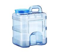 KQFCAZRE Contenedor de Agua Portátil de Plástico Resistente con Tapa Sellada y Mango Ergonómico Higienización Fácil Versátil para Picnic Excursión Camping Uso