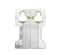 KQFCAZRE de Calas de Ciclismo Herramienta de Alineación de Calas Placa de Montaje con Rejilla Marcadores de Referencia Compatibles con Look Keo Material