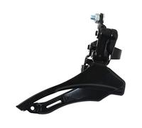 KQFCAZRE Desviador Delantero para Bicicleta Montaña Compatible con Sistemas de 18 y 21 Velocidades Mecanismo Top Pull y Down Pull Estructura de Acero y, Fondo para