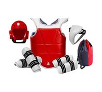 KQFCAZRE Equipo de Taekwondo con Bolsa de Transporte, Multifuncional Y Reforzado para Mayor Protección, Equipo de Artes Marciales, L