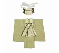 KQFCAZRE Kimono Muñeca Encaje Indumentaria Kimono Estampado Floral Conjunto Tradicional