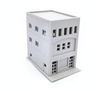 KQFCAZRE Maqueta de Edificio Japonés Regalo Creativo Kit de Casa Japonesa para Ensamblar y Resistente Edificio en Miniatura para Diorama Dioramas, Casa De Tres Plantas con Doble Puerta