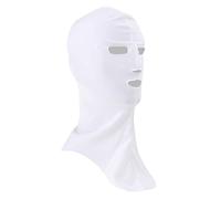 KQFCAZRE Máscara de Piscina, Bikini Elástico, Bloqueador Solar, Gorro de Buceo para Natación, Blanco