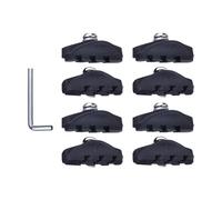 KQFCAZRE Pastillas de Freno Tipo V, Juego de Bloques de Freno para Bicicleta con Llave Hexagonal, Fáciles de, Pastillas de Freno de Pinza Resistent, 4 Pares