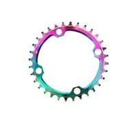 KQFCAZRE Plato de Bicicleta, Piezas de Aleación de Aluminio, Plato de Bicicleta para Tornillos de Sendero, No Incluido, 32T