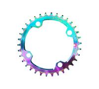 KQFCAZRE Plato de Bicicleta, Piezas de Aleación de Aluminio, Plato de Bicicleta para Tornillos de Sendero, No Incluido, 34T