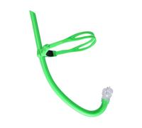 KQFCAZRE Snorkel Tubo Seco Infantil de Buceo con Boquilla Suave en Silicona Tubería Resistente de PVC y PC Adecuado para Natación Esnórquel Buceo Piscina, Verde
