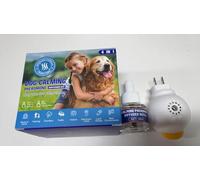 Kqiang Difusor calmante de feromonas para perros, kit 6 en 1, difusor de feromonas para calmar (2 enchufes + 4 recambios), alivio de la ansiedad para perros, reduce la agresión y el estrés