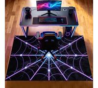 KQIEJUY Alfombra para Silla Gamer, Alfombrilla Protectora para Gaming, Antideslizante Protector Suelo Silla Ruedas 120 x 130 cm Alfombra Silla Gaming Oficina, Tapete de protección Madera/baldosas