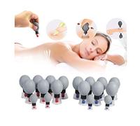 Kqlx Juego de ventosas al vacío, TCM Terapia magnética Ventosas de acupresión, Masaje Muscular Articulación Alivio del Dolor Acupuntura Moxibustión Frascos de Masaje,18pieces