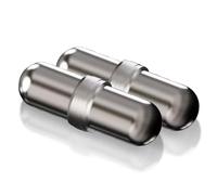 Kquepo Barra Agitadora Magnética de Acero Inoxidable, Apta para Tazas Autoagitadoras (2 Unidades)