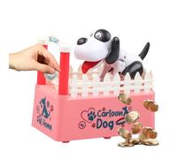 KQWVZ Hucha De Juguete De Perro Hambriento Comiendo, Hucha con Diseño De Perro Hambriento, HuchaPerro Come Monedas, Robar Monedas Perro Ahorro para Niños, para Niños Hogar Oficina