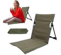 KQWVZ Sterilla De Playa con Respaldo, Esterilla De Playa Plegable, Tejido Oxford Esterilla Plegable Playa con Funda de Transporte, Respaldo Playa Plegable para Pesca Barbacoas Senderismo Playa Jardín